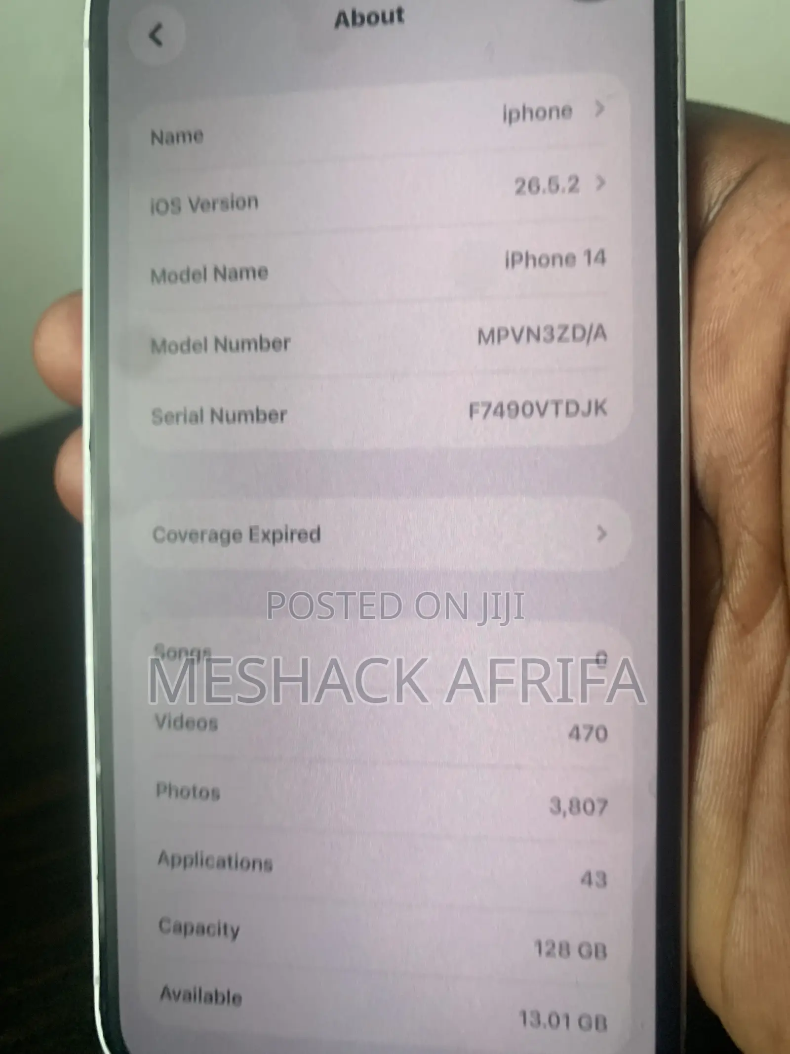 Apple iPhone 14 128 GB Purple