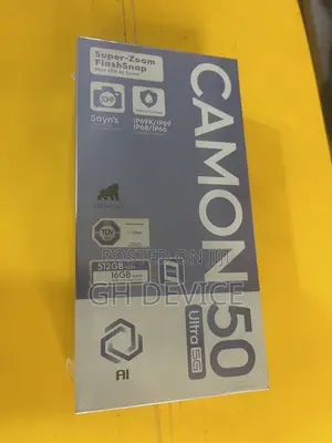 New Tecno Camon 50 Ultra 512 GB Black