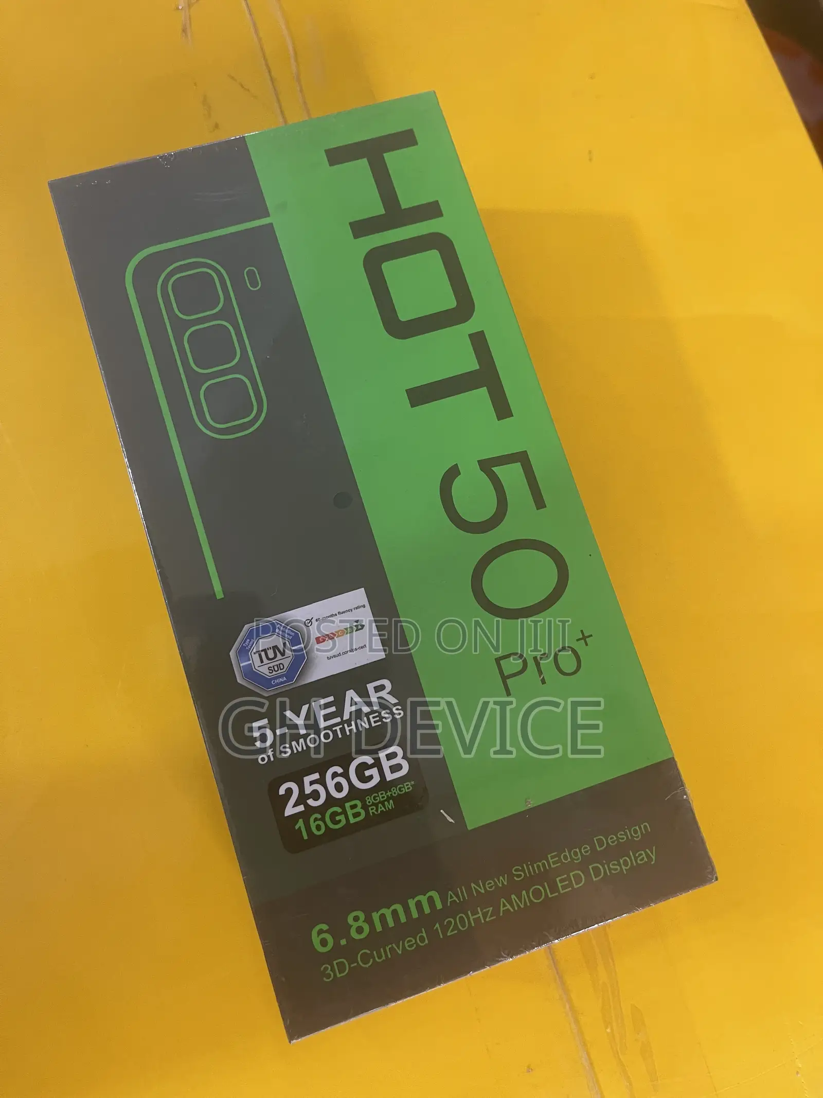 New Infinix Hot 50 Pro+ 4G 256 GB Black