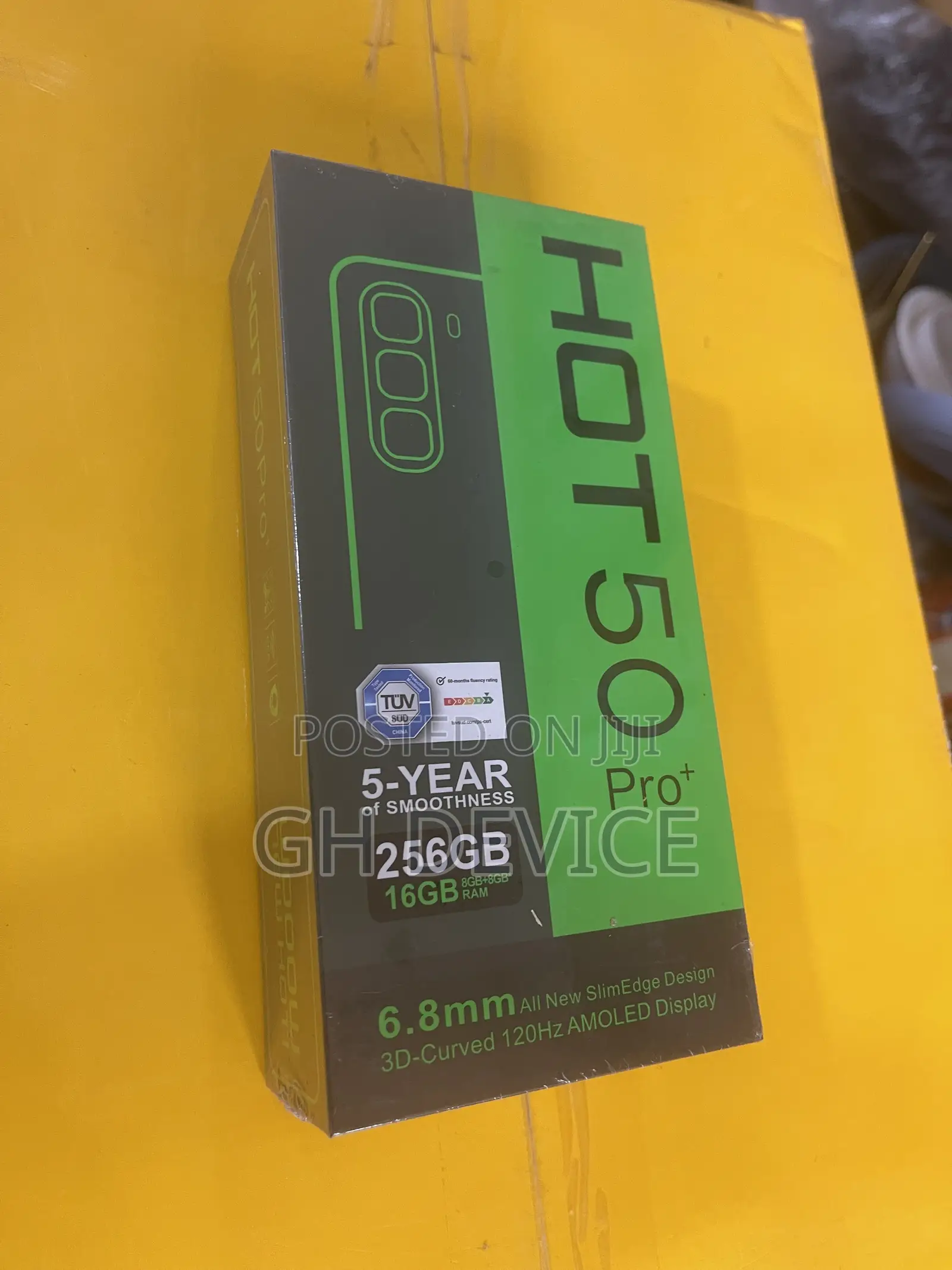 New Infinix Hot 50 Pro+ 4G 256 GB Black