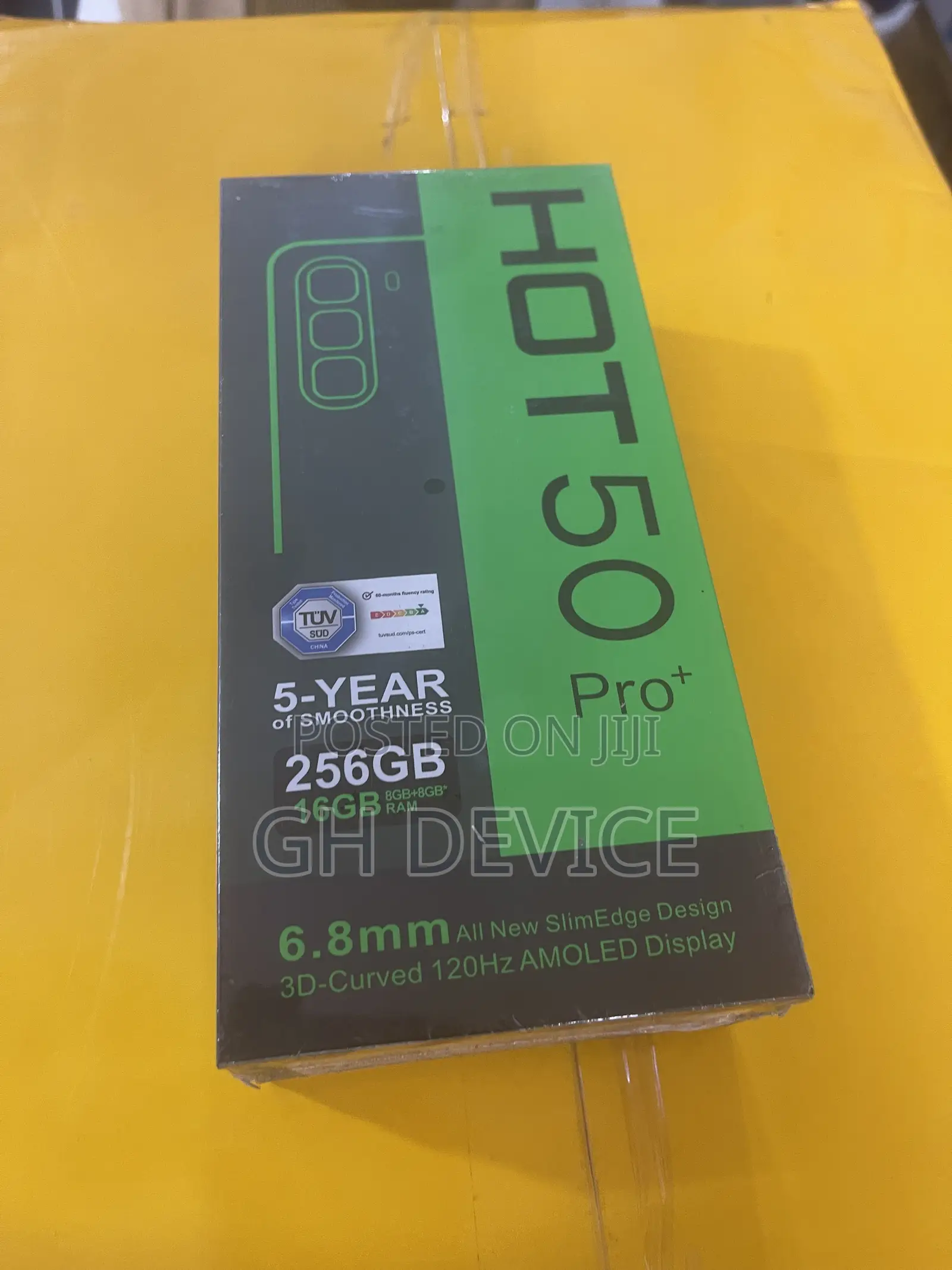 New Infinix Hot 50 Pro+ 4G 256 GB Black