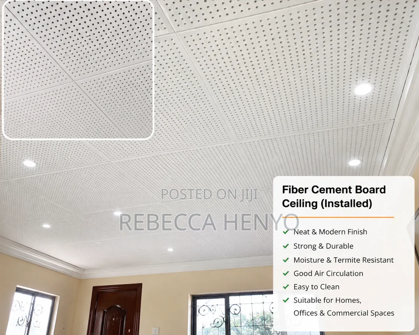 Quality Fiber Cement Ceiling Board