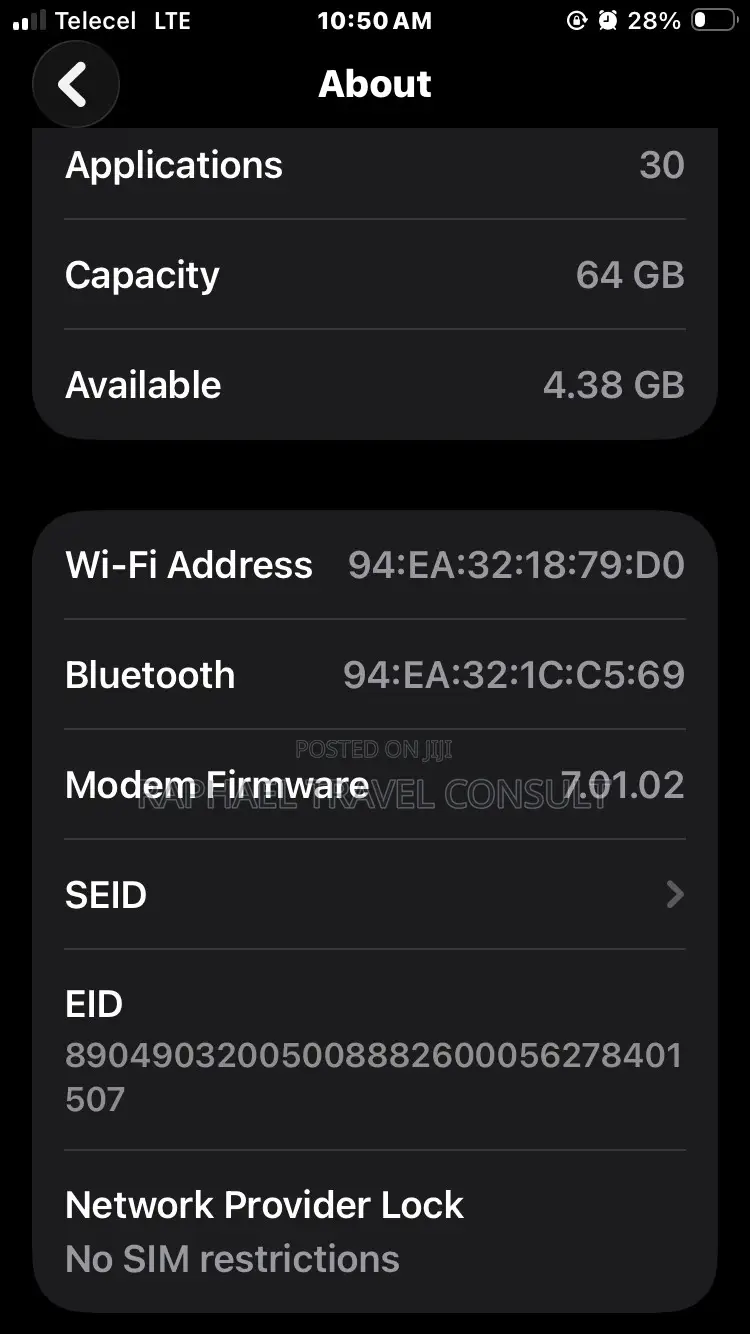 Apple iPhone SE (2022) 64 GB White