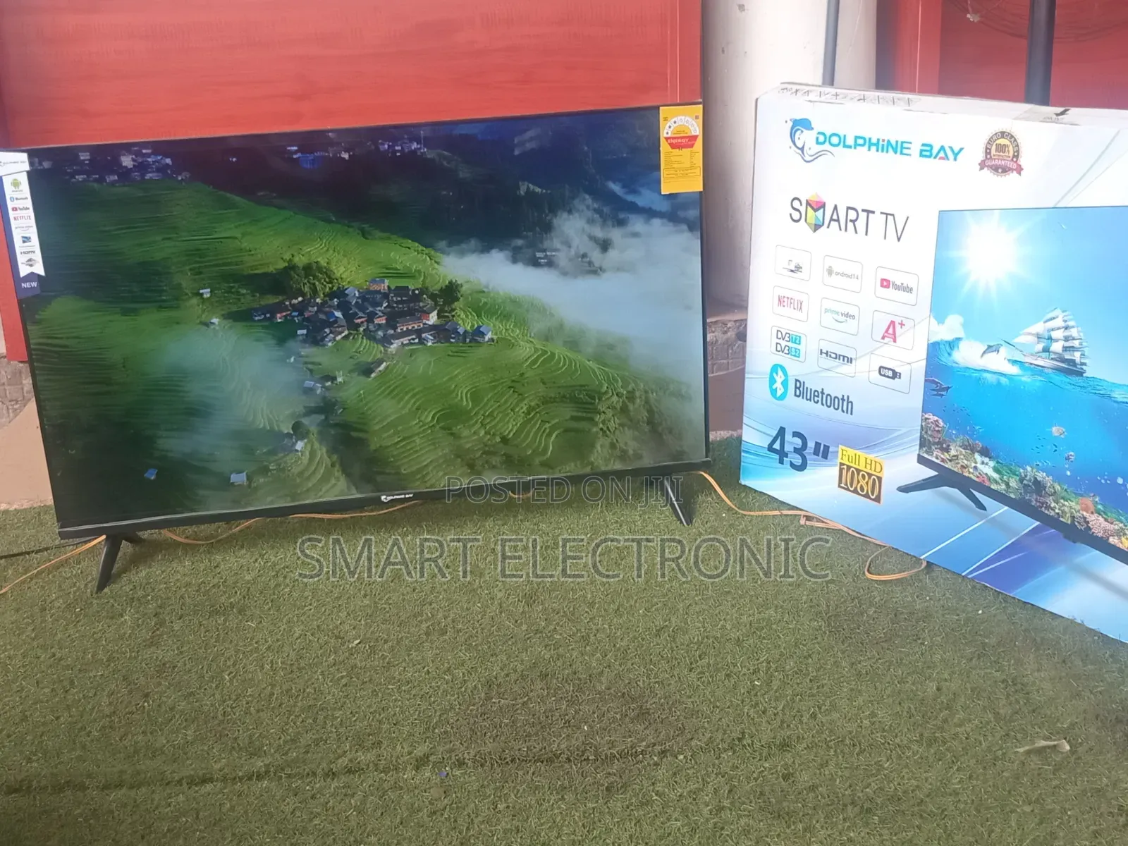 Dolphin Bay 43 Inch Smart TV – Crystal Clear Full HD Picture Bluetooth