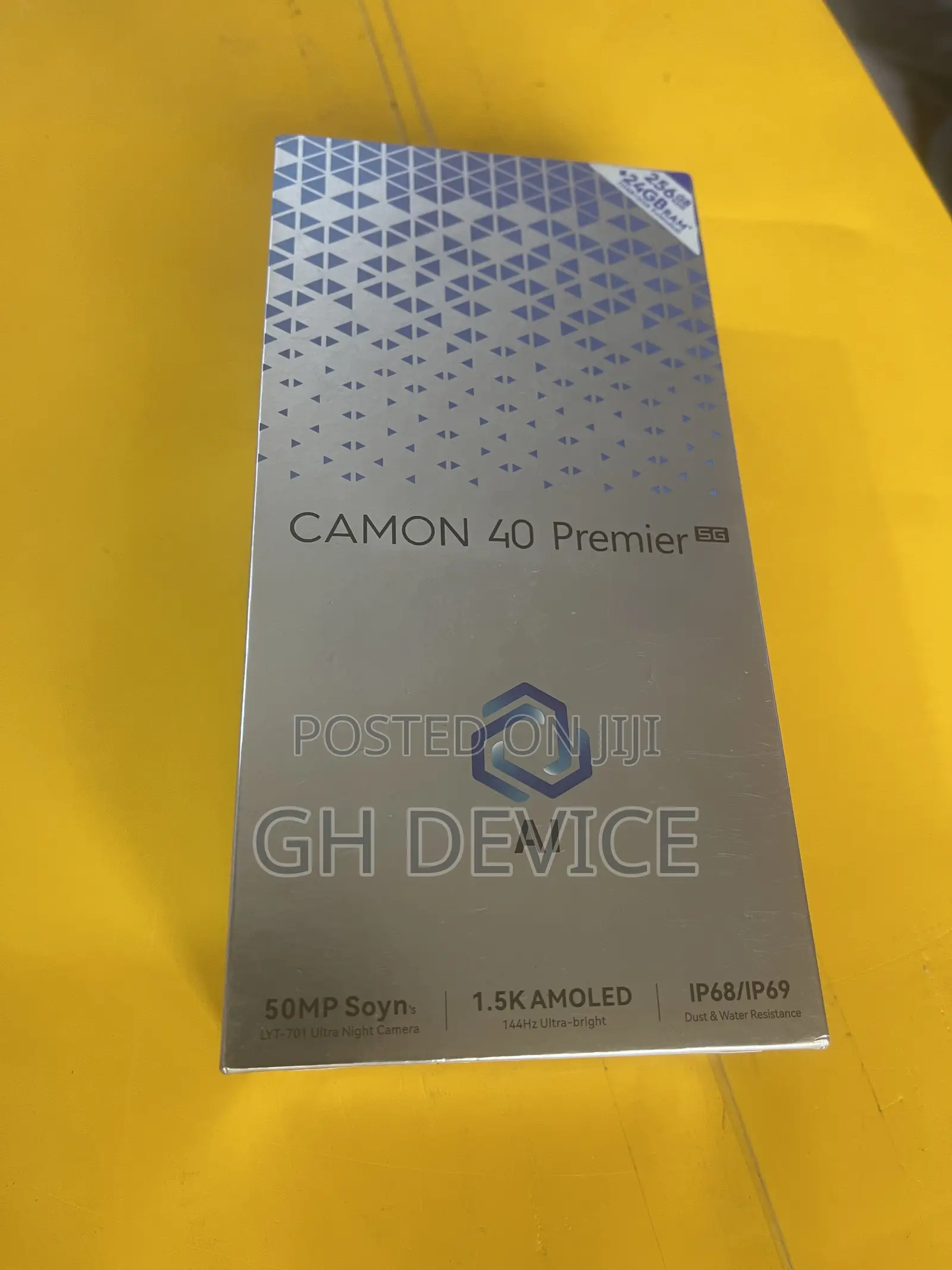New Tecno Camon 40 Premier 5G 256 GB Black