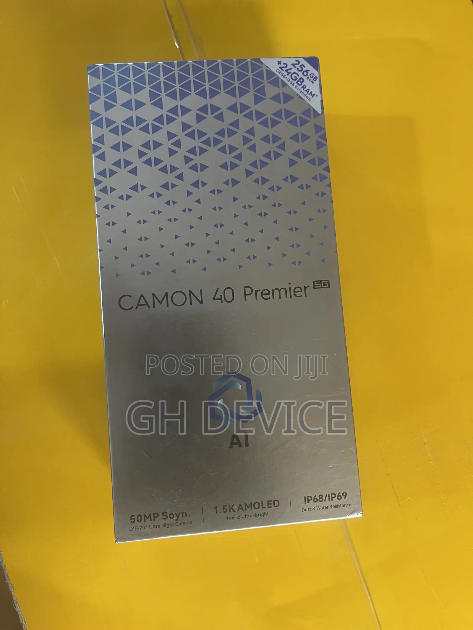 New Tecno Camon 40 Premier 5G 256 GB Black