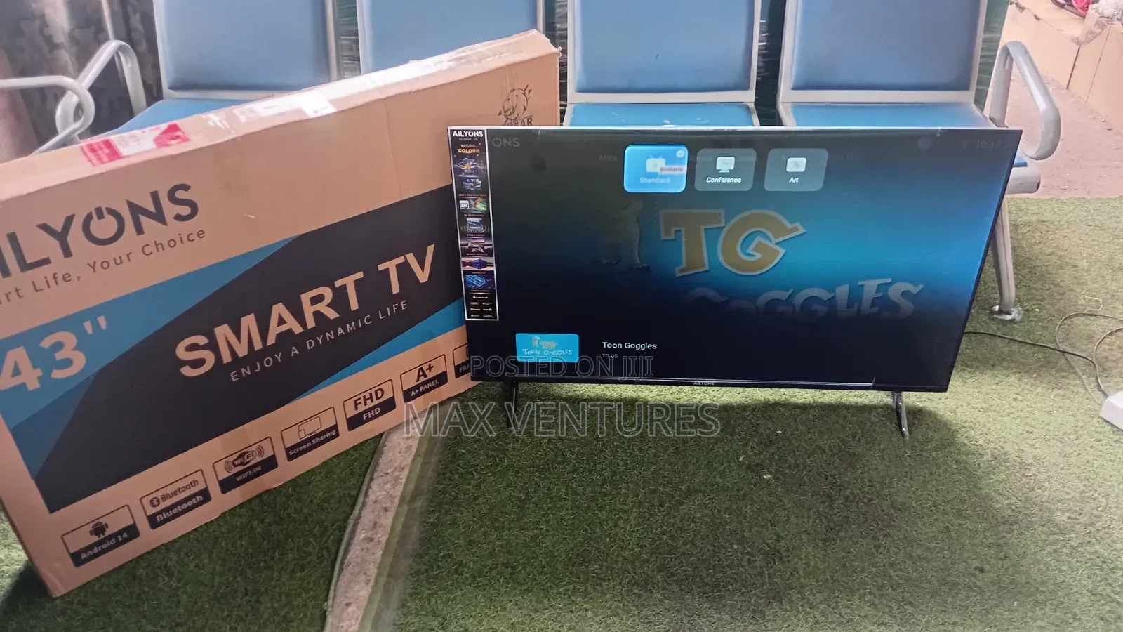 Get Ailyons 43" Smart TV – Stylish Design, Smart Viewing 43inches