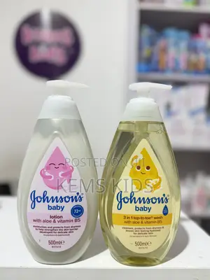 Johnsons Lotion and Wash