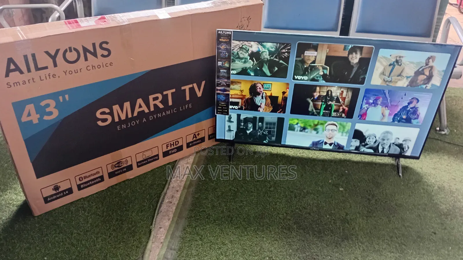Ailyons 43" Smart TV – Experience Your Favourite Shows 43inches