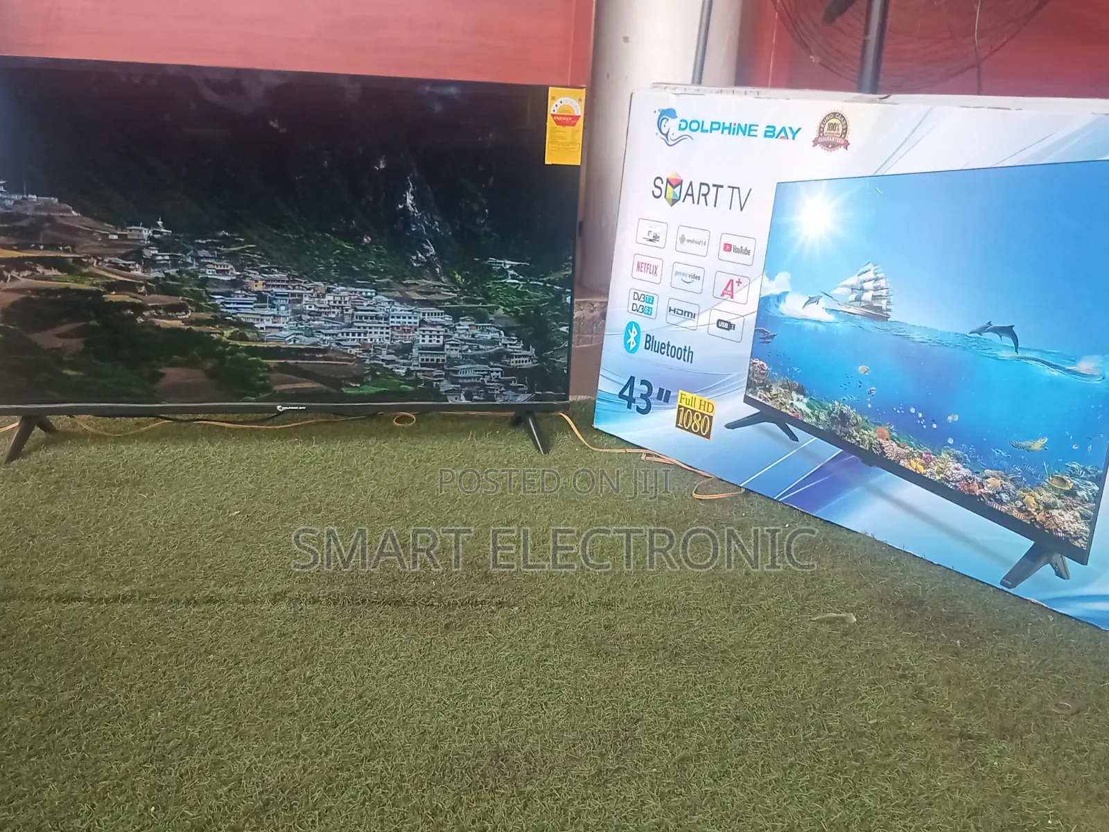 Dolphin Bay 43 Inch Full HD Smart TV – Perfect for Home, Office