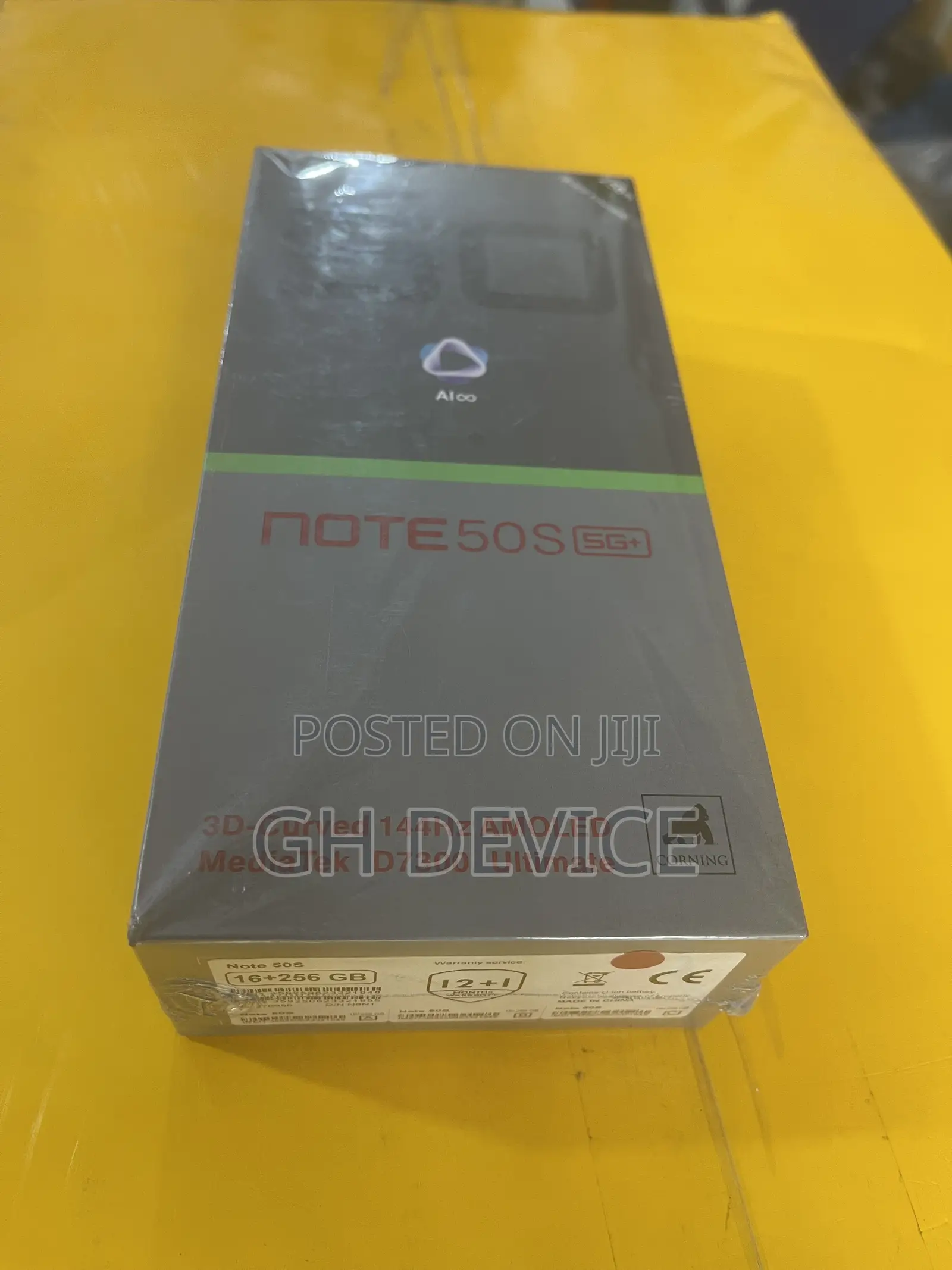 New Infinix Note 50s 256 GB Black