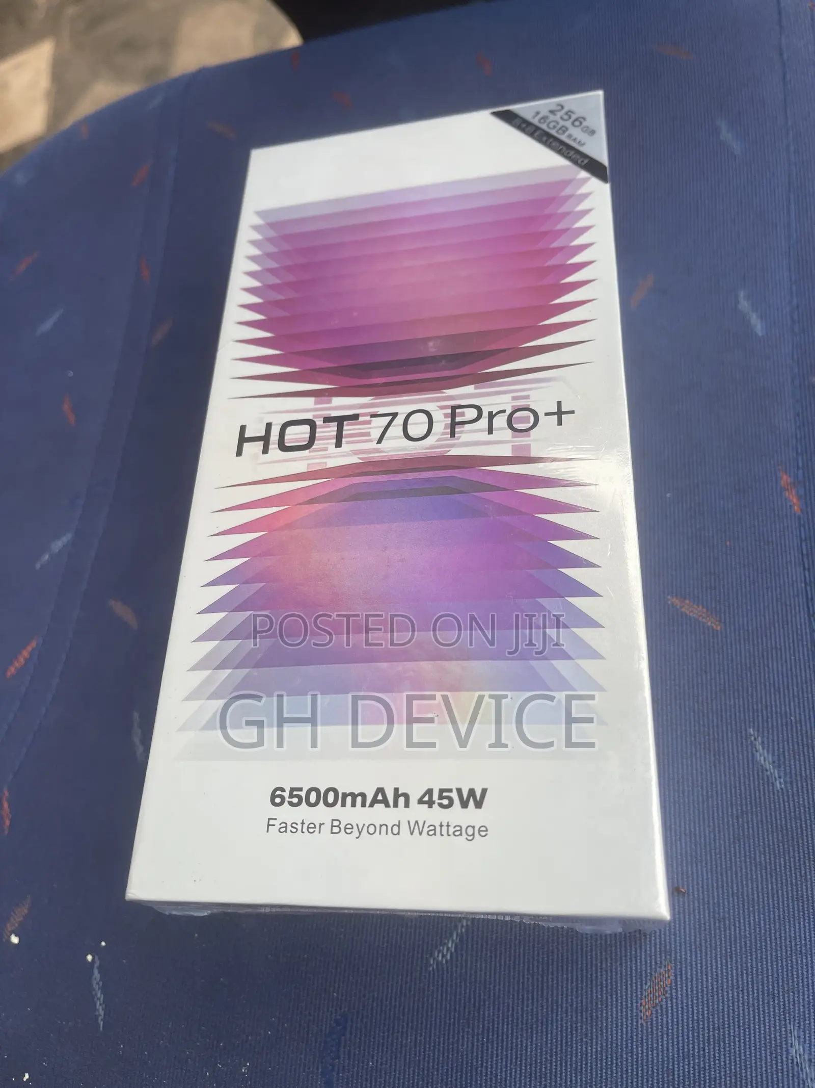 New Infinix Hot 70 Pro 5G+ 256 GB Black