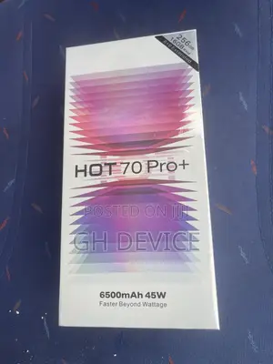 New Infinix Hot 70 Pro 5G+ 256 GB Black