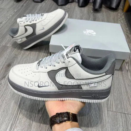 Nike Air Force 1 Dark Grey – Size 38–45 | GH₵270