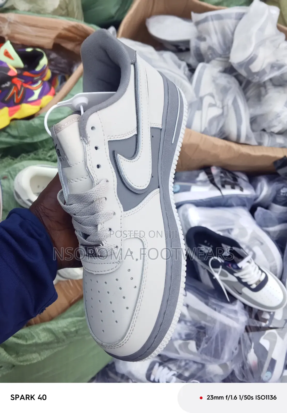 Nike Air Force 1 Dark Grey – Size 38–45 | GH₵270