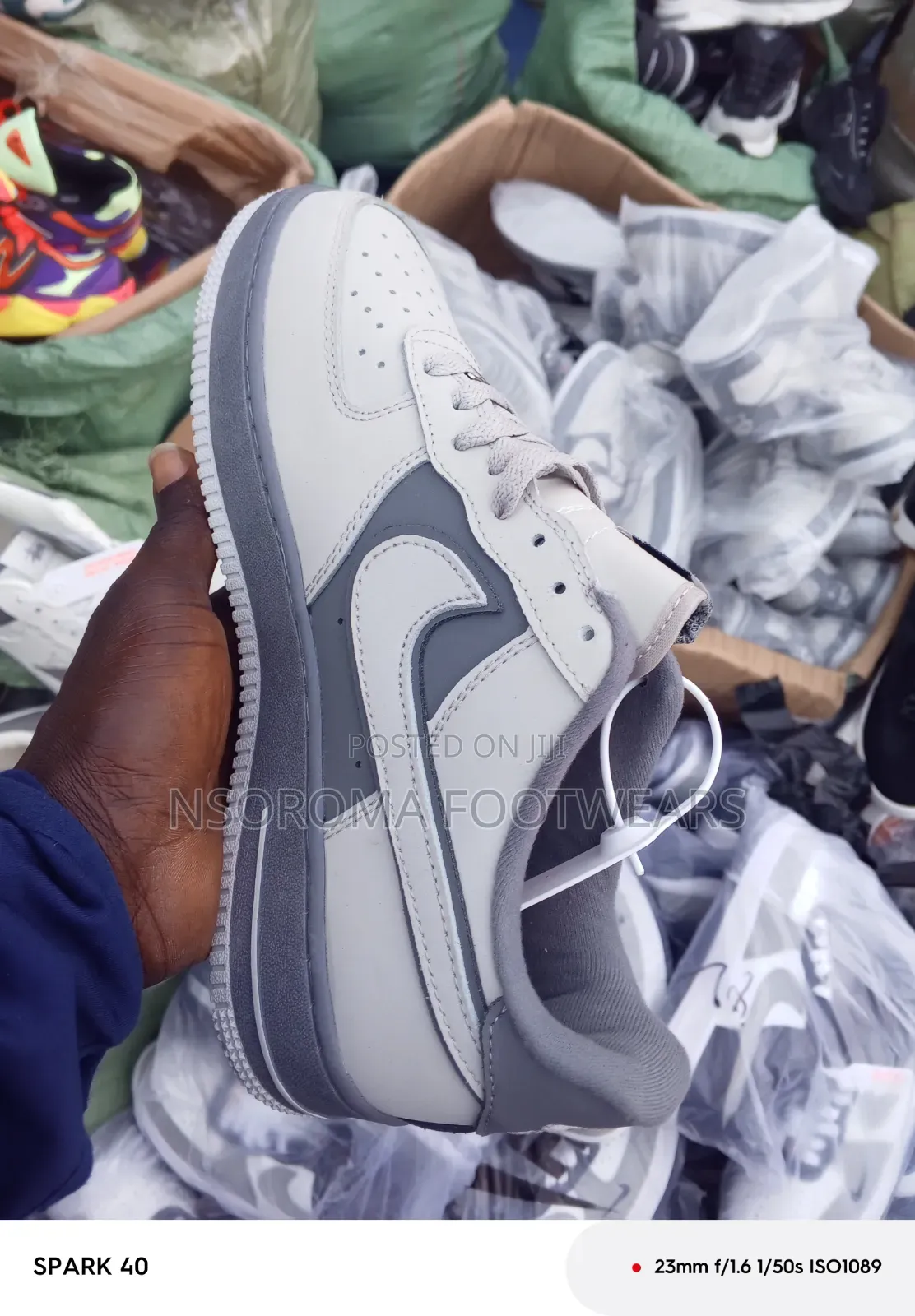 Nike Air Force 1 Dark Grey – Size 38–45 | GH₵270
