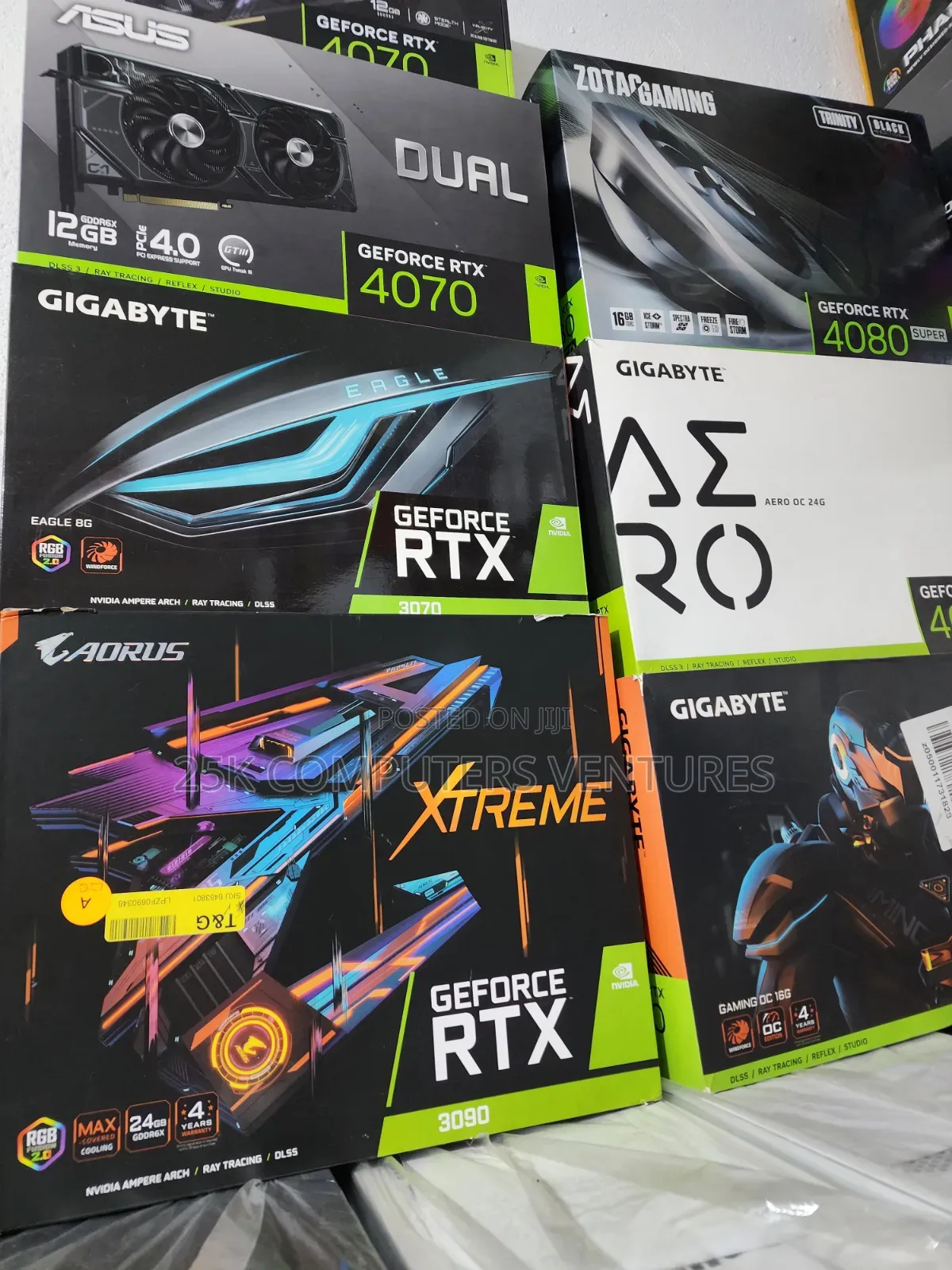 RTX 5070, RTX 4090, RTX 5060 Ti, RTX 3070, RTX 3060 All Other GPUs