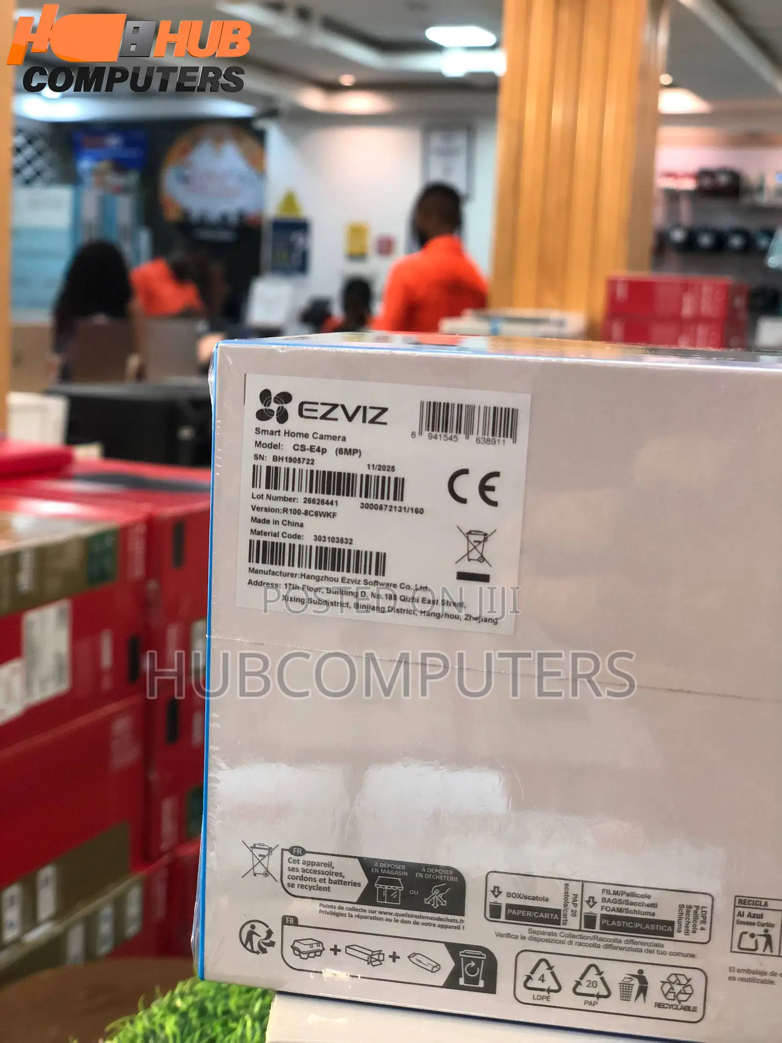 Ezviz CS-E4P 6MP Smart Home Panoramic Fisheye Camera