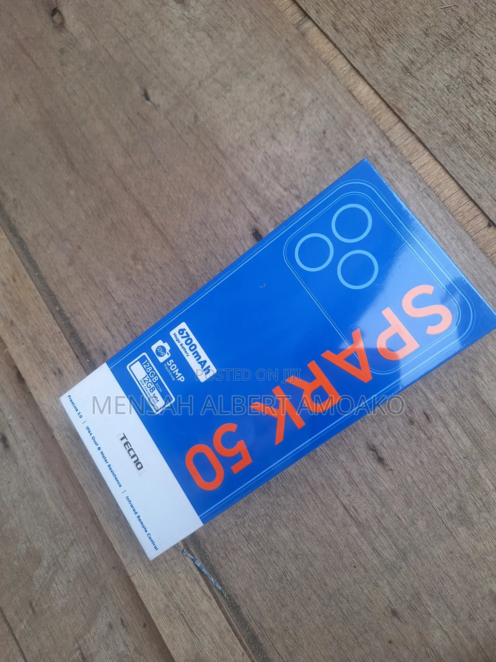 New Tecno Spark 50 128 GB Black