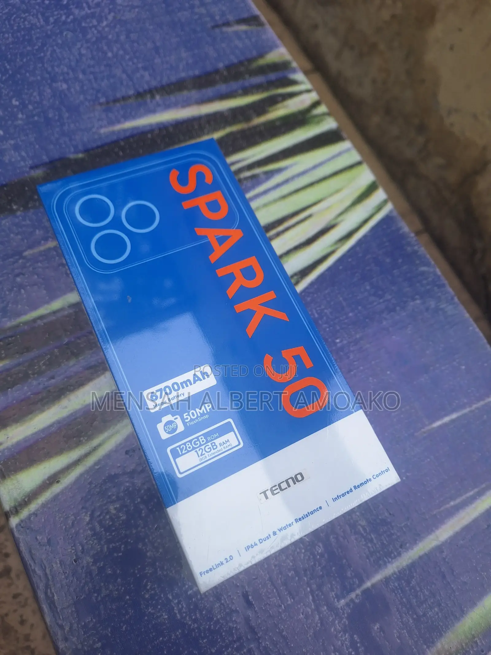 New Tecno Spark 50 128 GB Black
