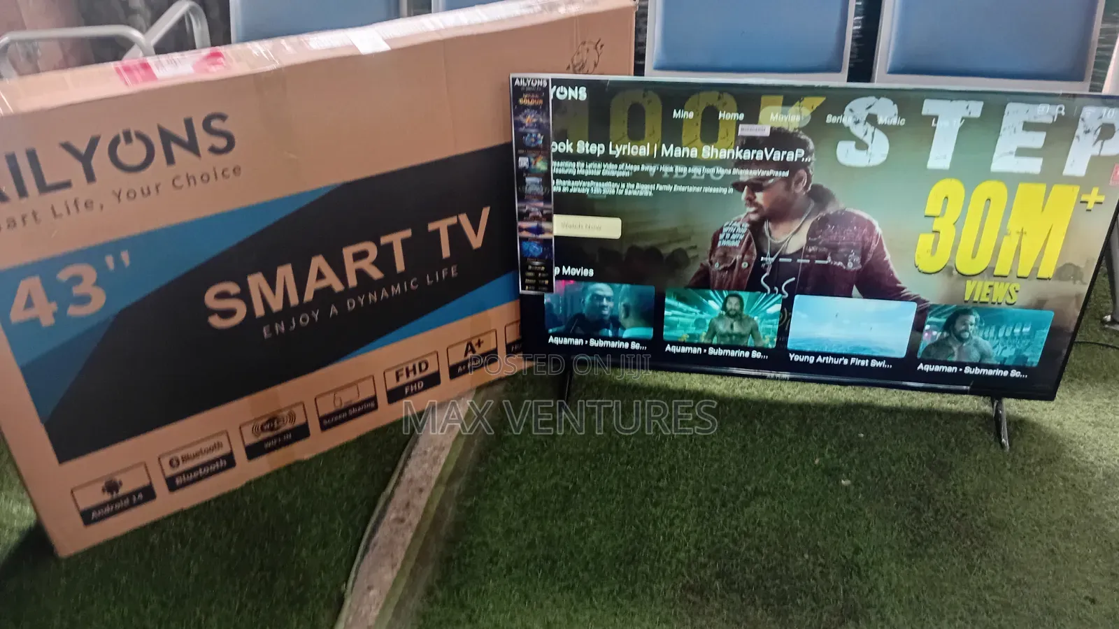 Ailyons 43" Smart TV – Modern Screen Technology for 43inches