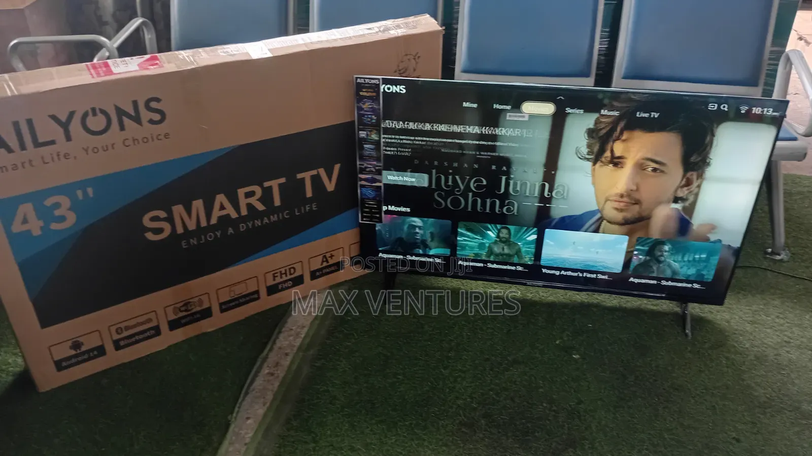 Ailyons 43" Smart TV – The Perfect Big Screen for Family 43inches