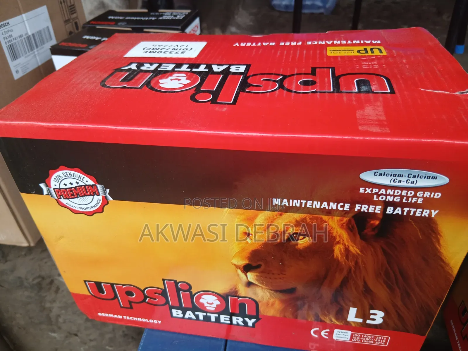 Original Upslion Cars Batteries 15 Plate for All Cars