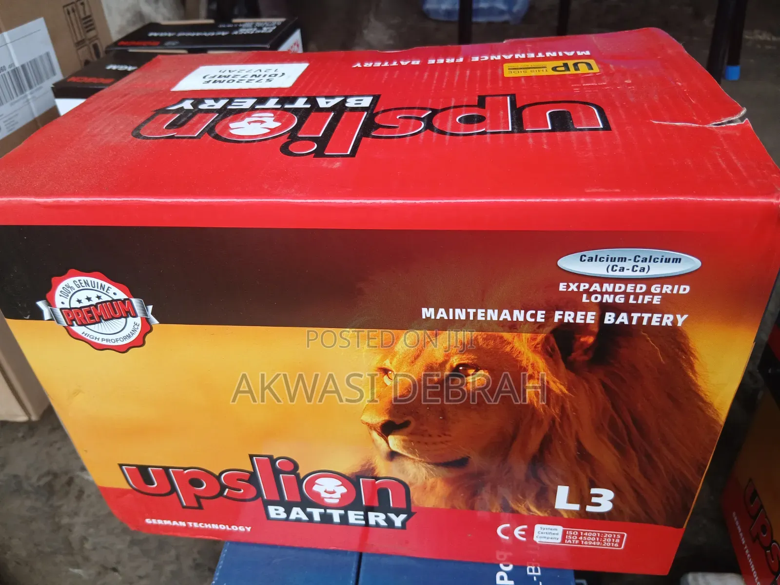 Original Upslion Cars Batteries 15 Plate for All Cars