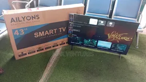 Ailyons 43" Smart TV – Sleek, Smart Ready to 43inches