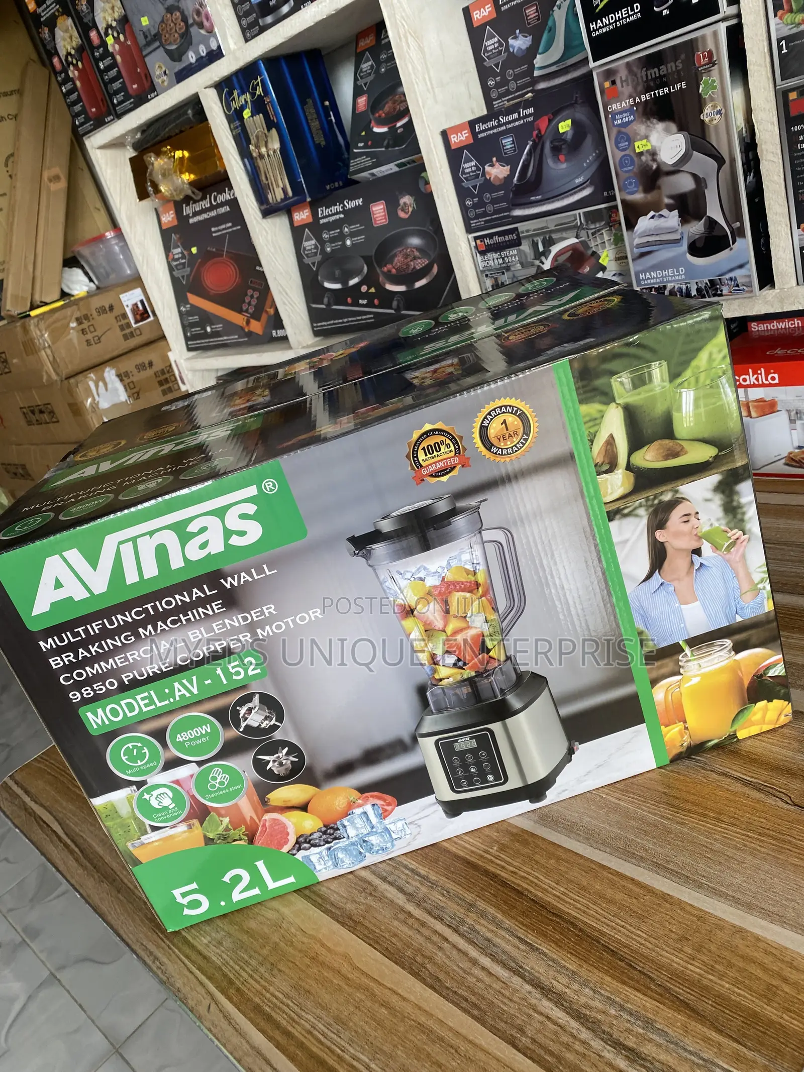 AVINAS 4800W Blender With 5.2L Jar