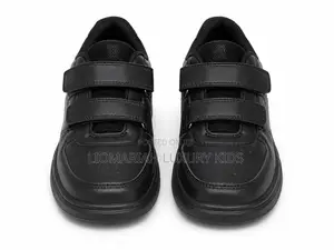 Boys’ Black Velcro School Shoes