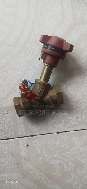 11/4" Crane Brass Balance Valve