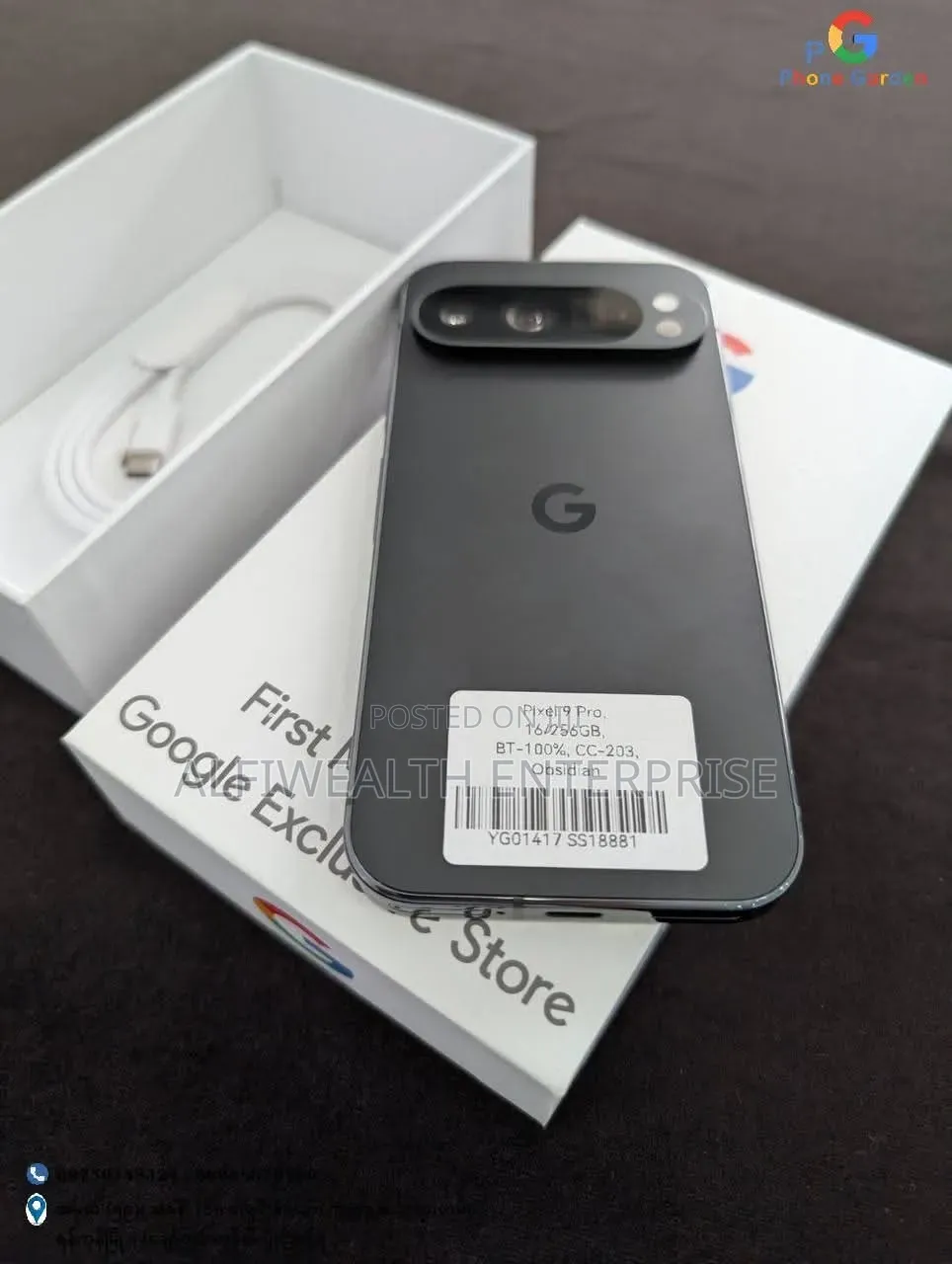 New Google Pixel 9 Pro 256 GB Black
