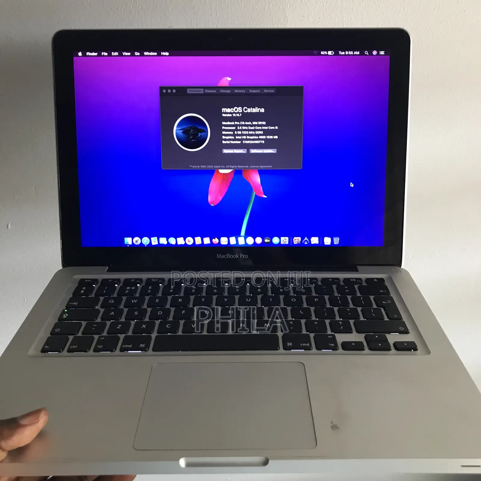 Laptop Apple MacBook Pro 2012 8GB Intel Core i5 SSD 128GB