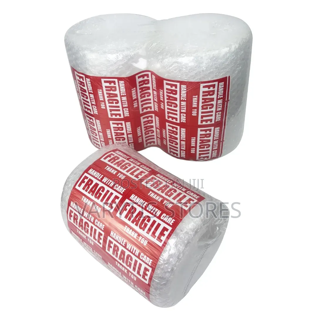 Bubble Wrap Rolls With Fragile Stickers 30cm*12m