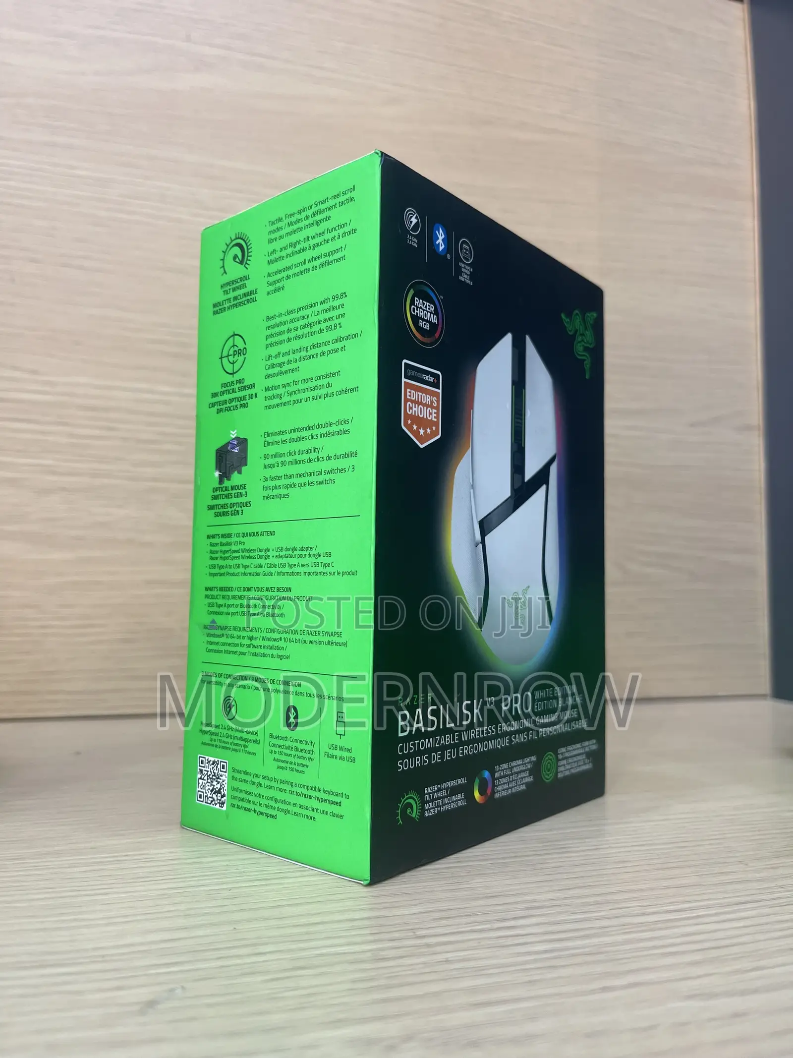 Razer Basilisk V3 Pro Customizable Wireless Ergonomic Gaming Mouse
