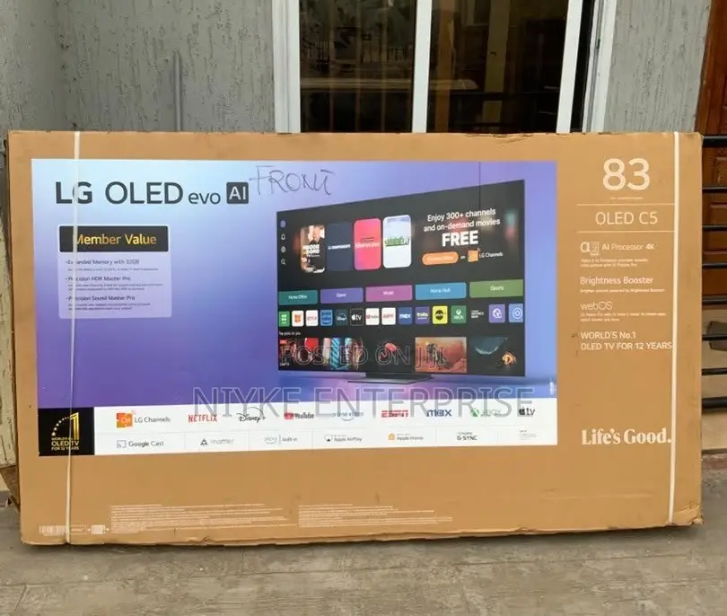 LG 83 Inch Oled Evo C5 Series Ai Smart TV