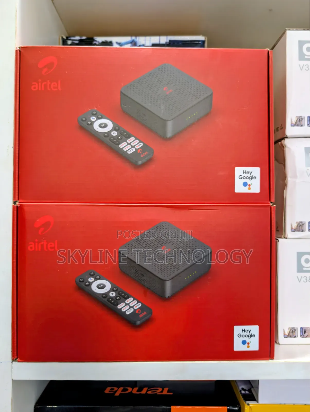 New TV Streaming Box and 4G Router.