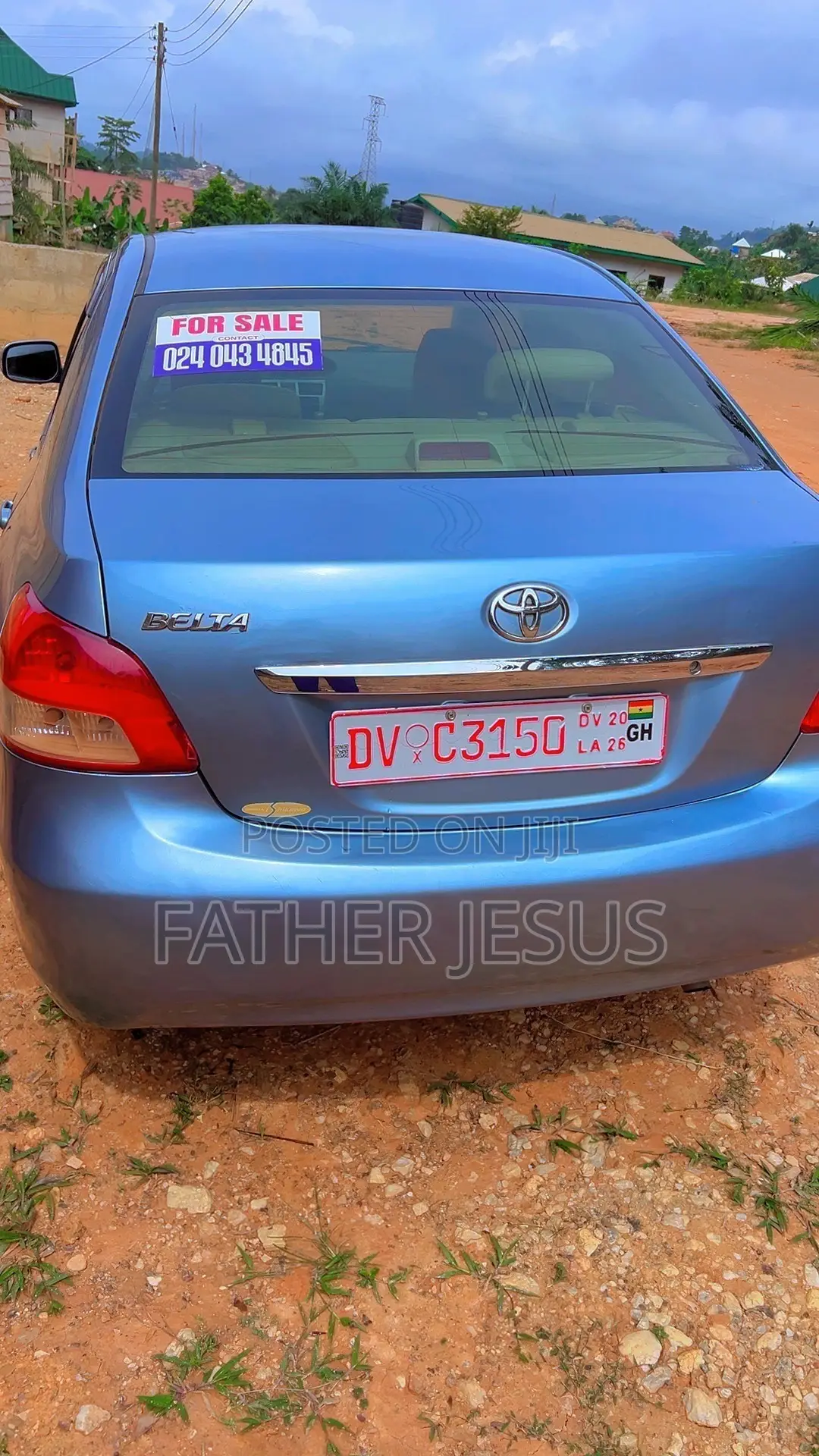 Toyota Belta 2010 Blue