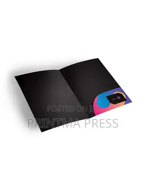 Custom Pocket Folders | Branded A4 Letter Size Presentation Folders