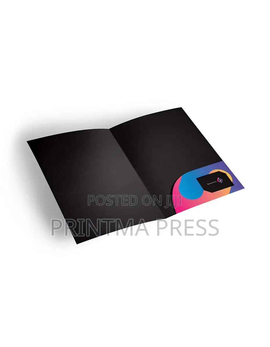 Custom Pocket Folders | Branded A4 Letter Size Presentation Folders