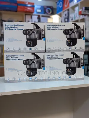 All New High Specs Dual Lens 4G CCTV Solar Camera.