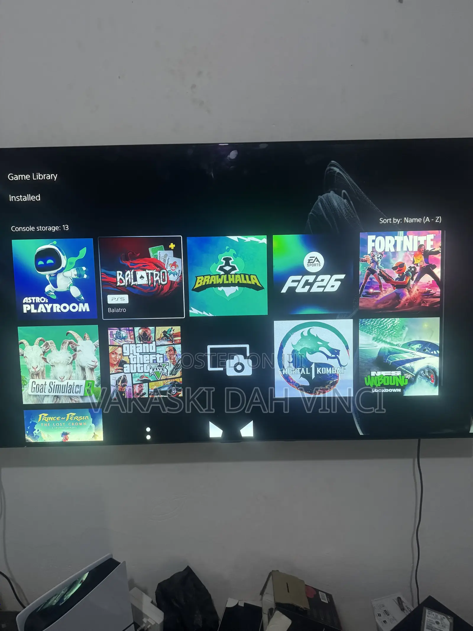 Ps5 Standard for Sale. Comes With 6 Games