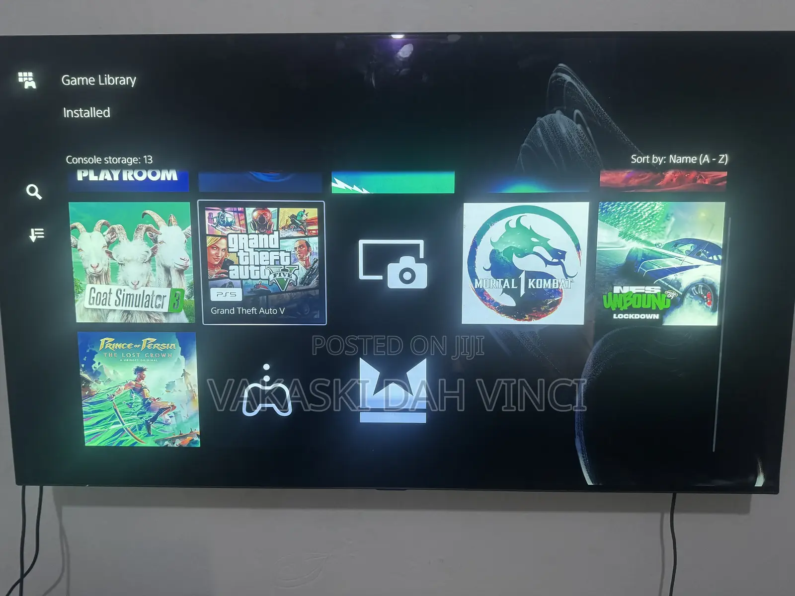 Ps5 Standard for Sale. Comes With 6 Games