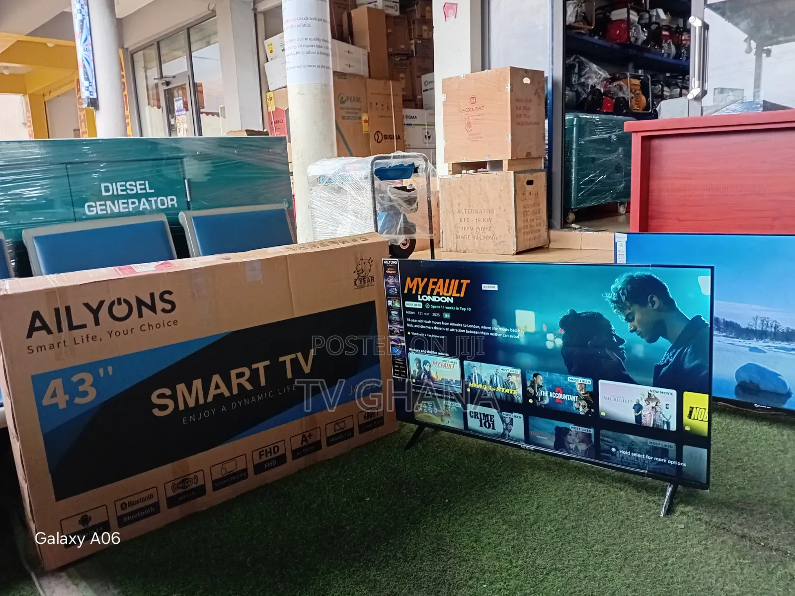 Ailyons 43 Inch Smart LED TV – Clear Picture, Sleek Design Smart 43