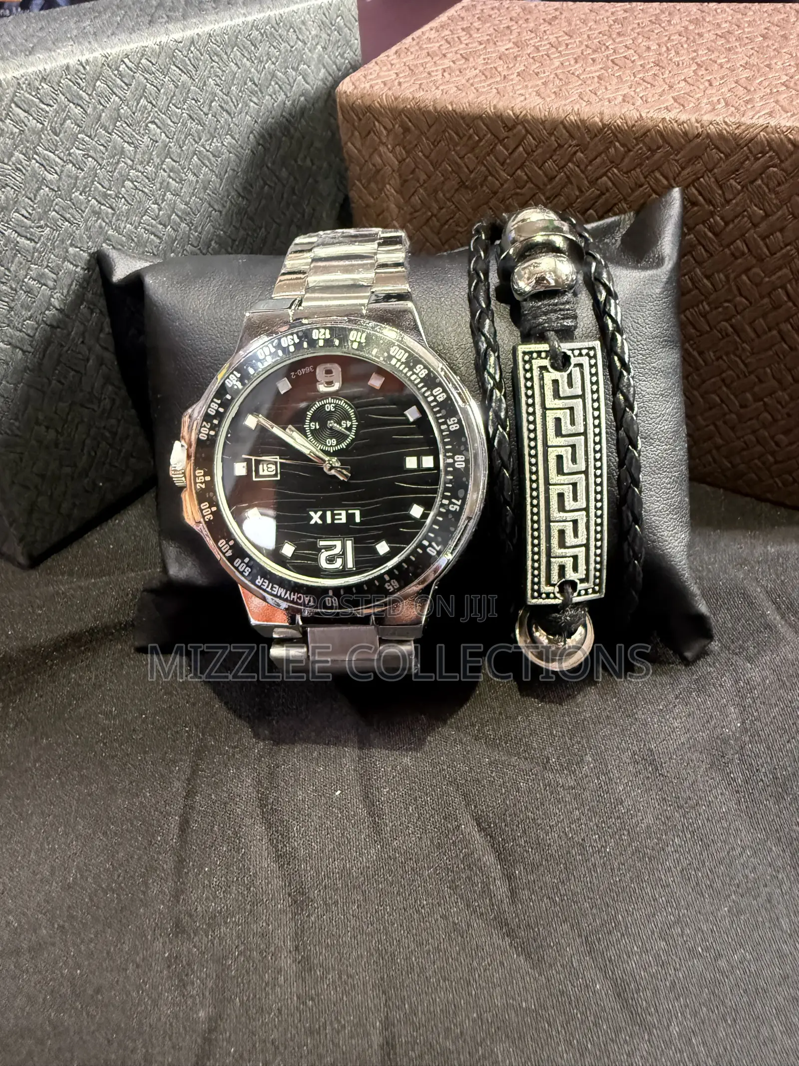 Quality Gift Set Boxed Watch and Bracelet for Men
