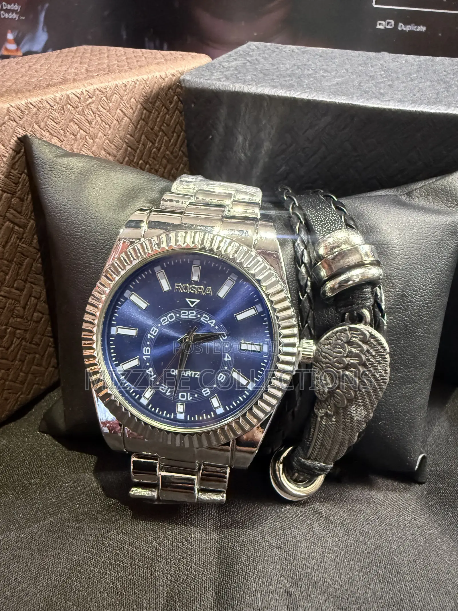 Quality Gift Set Boxed Watch and Bracelet for Men
