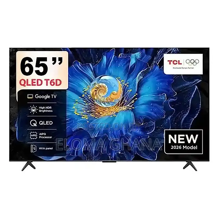 2026 TCL 65 Inch Qled Smart 65T6D Television