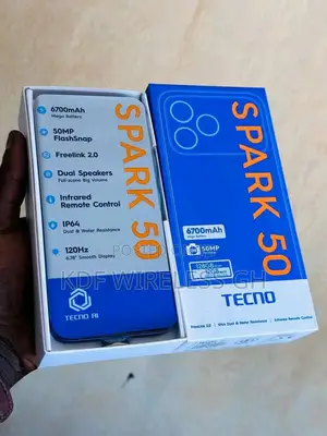 New Tecno Spark 50 128 GB Black