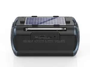 Portable Solar Wireless Speaker –16W Loud FM Radio, Bluetooth, USB/TF